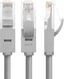 Greenconnect RJ45(m) - RJ45(m) Cat. 5e U/UTP PVC 0.1м серый
