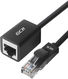 Greenconnect RJ45(m) - RJ45(f) Cat. 6 F/UTP PVC 0.5м чёрный