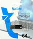Флеш-накопитель NeTac Флеш-накопитель Netac USB Drive U278 USB2.0 64GB
