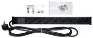 Hyperline SHZ19-8SH-S-2.5EU Блок розеток для 19" шкафов