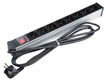 Hyperline SHZ19-8SH-S-2.5EU Блок розеток для 19" шкафов