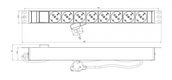 Hyperline SHZ19-8SH-S-2.5EU Блок розеток для 19" шкафов