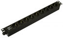 Hyperline SHE19-9SH-CB Блок розеток для 19" шкафов Hyperline SHE19-9SH-CB Блок розеток для 19" шкафов
