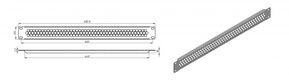 Hyperline BPD-1-RAL9005 Фальш-панель перфорированная на 1U Hyperline BPD-1-RAL9005 Фальш-панель перфорированная на 1U