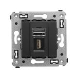 DKC / ДКС 4412403 USB 2.0 розетка одинарная в стену