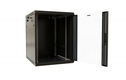 Hyperline TWB-1268-GP-RAL9004 Шкаф настенный 19-дюймовый (19")