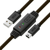 Кабель Greenconnect USB 2.0 Type-AM - miniUSB 15м GCR-UM2M5P1-BD2S-15.0m&nbsp;<img style='position: relative;margin:0' src='/image/only_to_order_edit.gif' alt='На заказ' title='На заказ' />