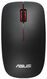 Беспроводная мышь ASUS WT300 черная (1000/1600 dpi, USB, 3but+Roll, RF 2.4GHz, Optical) Black-Red