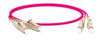 Hyperline FC-D2-504-LC/PR-LC/PR-H-1.5M-LSZH-MG Патч-корд волоконно-оптический (шнур) MM 50/125(OM4)