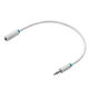 Greenconnect mini jack 3.5 mm (m) - mini jack 3.5 mm (f) 0.25м Greenconnect mini jack 3.5 mm (m) - mini jack 3.5 mm (f) 0.25м