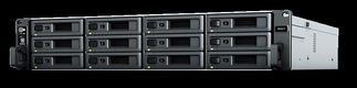 Synology Rack 2U QC2,1GhzCPU/4Gb(up to 64)/RAID0,1,10,5,6/up to 12hot plug HDDs SATA(3,5' or 2,5')(up to 24 with RX1217RP)/2xUSB/4GigEth(+1Expslot)/iSCSI/2xIPcam(up to 40)/no rail repl RS2418+'