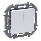 Выключатель двухклавишный LEGRAND 673620