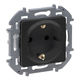 LEGRAND 673733 Розетка 2К+З со шторками