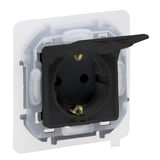 Розетка 2К+З IP 44 с откидной крышкой и шторками LEGRAND 673743