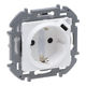 LEGRAND 673770 Розетка 2К+З немецкий стандарт 16А 250В со встроенным зарядным устройством USB C 1.5А 5В