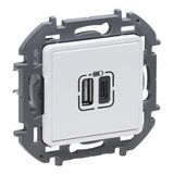 Зарядное устройство с двумя USB, разьемами A, C 240В/ 5В 3000мА LEGRAND 673760&nbsp;<img style='position: relative;margin:0' src='/image/only_to_order_edit.gif' alt='На заказ' title='На заказ' />