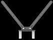 Держатель Logitech для крепления Video Bar к монитору (TV Mount for Video Bar)