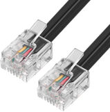 Greenconnect RJ11 - RJ11 1м GCR-TP6P4C2-1.0m&nbsp;<img style='position: relative;margin:0' src='/image/only_to_order_edit.gif' alt='На заказ' title='На заказ' />