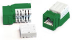 Hyperline KJNE-8P8C-C6A-90-GN Вставка Keystone Jack RJ-45(8P8C)