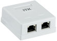 IEK
ITK Настенная инф. розетка RJ45 кат. 6 FTP 2-порт IEK
ITK Настенная инф. розетка RJ45 кат. 6 FTP 2-порт