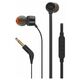 JBL T110 наушники внутриканальные с микрофоном: 1.2м JBL T110 наушники внутриканальные с микрофоном: 1.2м
