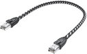 Greenconnect RJ45(m) - RJ45(m) Cat. 6 0.5м черно-белый