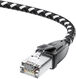 Greenconnect RJ45(m) - RJ45(m) Cat. 6 UTP нейлон 5.0м чёрно-белый