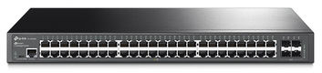 TP-Link JetStream управляемый коммутатор уровня 2+ на 48 гигабитных портов и 4 гигабитных uplink-порта TP-Link JetStream управляемый коммутатор уровня 2+ на 48 гигабитных портов и 4 гигабитных uplink-порта