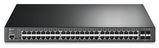 TP-Link
JetStream управляемый PoE-коммутатор уровня 2+ на 48 гигабитных портов и 4 гигабитных uplink-порта TL-SG3452P