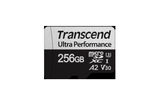 Флеш-накопитель Transcend Карта памяти Transcend 256GB UHS-I U3 microSD w/ adapter A2 Ultra Performance R/ W:160/ 125 MB/ s TS256GUSD340S
