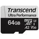 Флеш-накопитель Transcend Карта памяти Transcend 64GB UHS-I U3 microSD w/ adapter A2 Ultra Performance R/W:160/125 MB/s Флеш-накопитель Transcend Карта памяти Transcend 64GB UHS-I U3 microSD w/ adapter A2 Ultra Performance R/W:160/125 MB/s