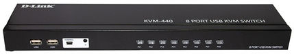 Переключатель KVM D-link KVM-440/C2A