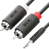 Аудиокабель Greenconnect mini jack 3.5 mm (m) - 2 x RCA (m) 1м GCR-51723&nbsp;<img style='position: relative;margin:0' src='/image/only_to_order_edit.gif' alt='На заказ' title='На заказ' />