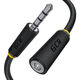 Greenconnect jack 3,5mm (m) - jack 3,5mm (f) 0.3 черный