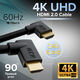 Greenconnect HDMI 2.0 - HDMI 2.0 2м черный