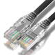 Greenconnect RJ45(m) - RJ45(m) Cat. 5e UTP 0.3м черный