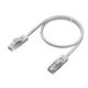 Greenconnect RJ45(m) - RJ45(m) Cat. 5e UTP 0.8м серый