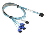 Supermicro Internal MiniSAS HD SFF-8643 to 4 SATA 60/ 60/ 60/ 60cm with Sideband Cable (CBL-SAST-0948)&nbsp;<img style='position: relative;margin:0' src='/image/only_to_order_edit.gif' alt='На заказ' title='На заказ' />