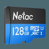 Флеш-накопитель NeTac Карта памяти NeTac P500 Standard MicroSDXC 128GB U1/ C10 up to 80MB/ s NT02P500STN-128G-S