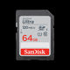 Флеш-накопитель Sandisk Карта памяти SanDisk Ultra 64GB SDHC Memory Card 100MB/s