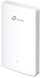 TP-Link AX1800 Встраиваемая в стену двухдиапазонная точка доступа Wi Fi 6Uplink: 1G порт RJ45; Downlink: 3 гигабитных порта RJ45,до 574 Мбит/с на 2,4 ГГц + до 1201 Мбит/с на 5 ГГц