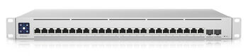Ubiquiti Switch Enterprise XG 24 Layer 3 switch with (24) 10GbE RJ45 ports and (2) 25G SFP28 ports