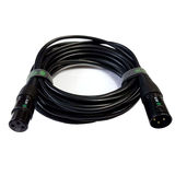 Аудиокабель Greenconnect XLR M - XLR F 7м чёрный GCR-53374