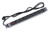 Блок евророзеток для 19" шкафов Cabeus PDU-8P-2EU