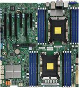 Материнская плата Supermicro Motherboard 2xCPU X11DAi-N 2nd Gen Xeon Scalable 205W/ 16xDIMM/ 10xSATA3/ C621 RAID0/ 1/ 5/ 10/ 2xGbE/ 4xPCIex16, 2xPCIex8/ M.2/ 12"x13"(Bulk) MBD-X11DAI-N-B&nbsp;<img style='position: relative;margin:0' src='/image/only_to_order_edit.gif' alt='На заказ' title='На заказ' />