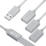 Greenconnect USB 2.0 Type-AM - 3 x USB 2.0 Type-AF 0.35 m GCR-53354