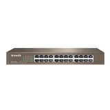 Tenda Tenda TEF1024D 24-портовый коммутатор 10/ 100 Мбит/ с это простое решение для расширения сетей SMB по оптимальной цене&nbsp;<img style='position: relative;margin:0' src='/image/only_to_order_edit.gif' alt='На заказ' title='На заказ' />