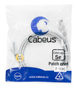 Патч-корд U/ UTP Cabeus PC-UTP-RJ45-Cat.5e-2m