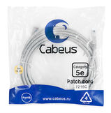 Патч-корд U/ UTP Cabeus PC-UTP-RJ45-Cat.5e-5m