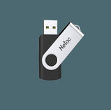 Флеш-накопитель Netac U505 USB2.0 Flash Drive 128GB NT03U505N-128G-20BK